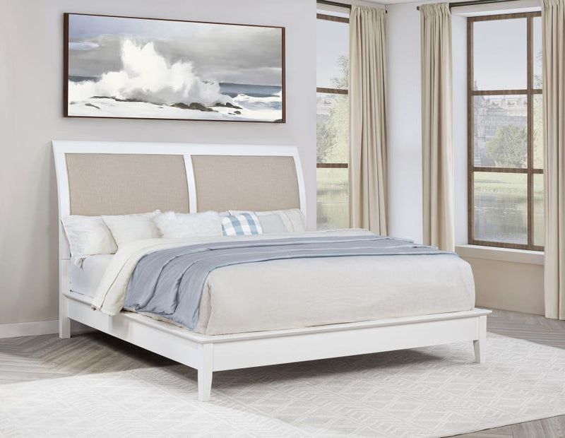 Bexhill - 56" Upholstered Panel Bed - JaxCo Furniture