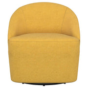 Leon - Upholstered Barrel Accent Swivel Chair - JaxCo Furniture