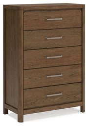 Cabalynn - Light Brown - Five Drawer Chest - JaxCo Furniture