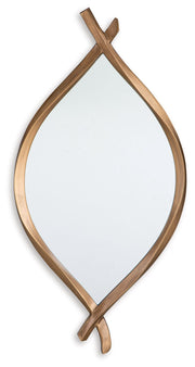 Bartner - Antique Gold Finish - Accent Mirror - JaxCo Furniture