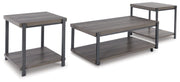 Wilmaden - Gray / Black - Occasional Table Set (Set of 3) - JaxCo Furniture