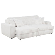 Jacana - Corduroy Upholstered Dual Power Chaise Sofa - JaxCo Furniture