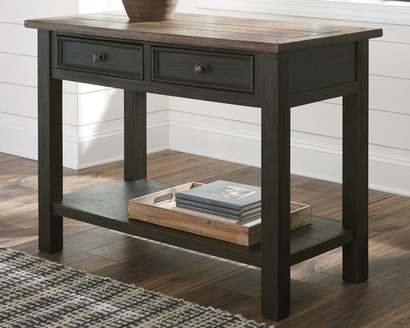 Tyler - Grayish Brown / Black - Sofa Table - JaxCo Furniture