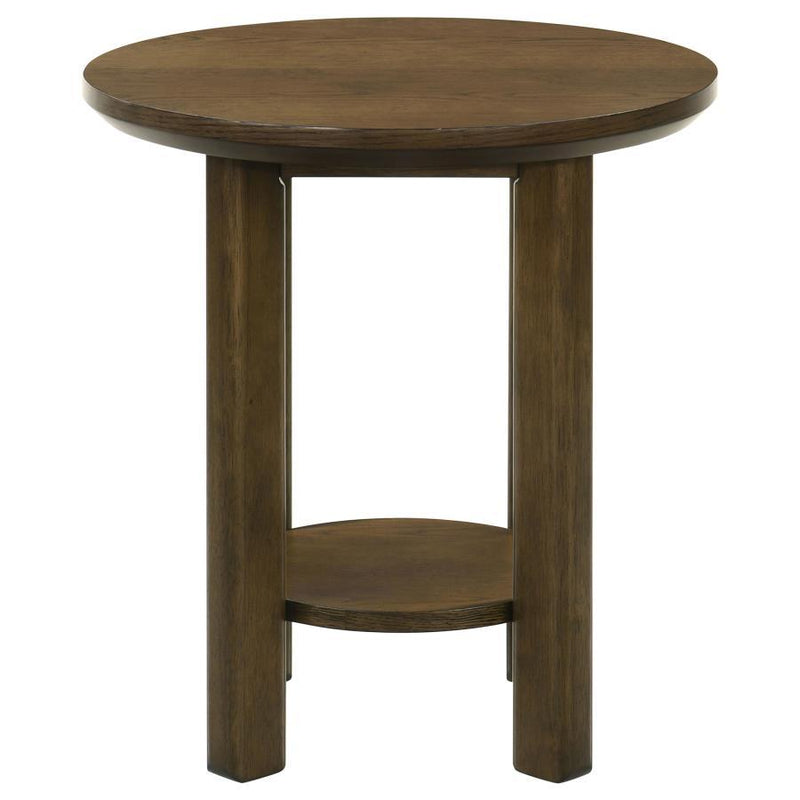 Ottowa - Round Wood Coffee Table Set - JaxCo Furniture