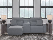 ModMax II - Salt And Pepper - Reclining Sectional - JaxCo Furniture