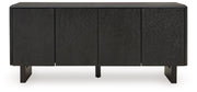 Farrelmore - Black - Accent Cabinet - JaxCo Furniture