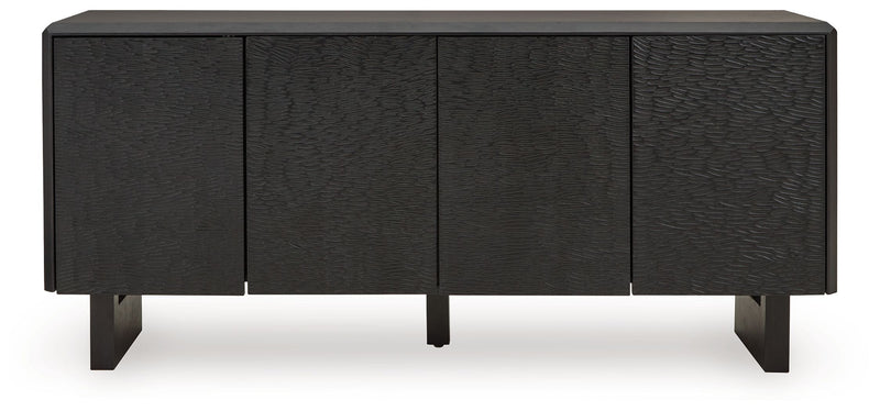 Farrelmore - Black - Accent Cabinet - JaxCo Furniture