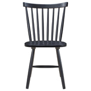 Hollyoak - Windsor Wood Dining Side Chair (Set of 2) - Black - JaxCo Furniture
