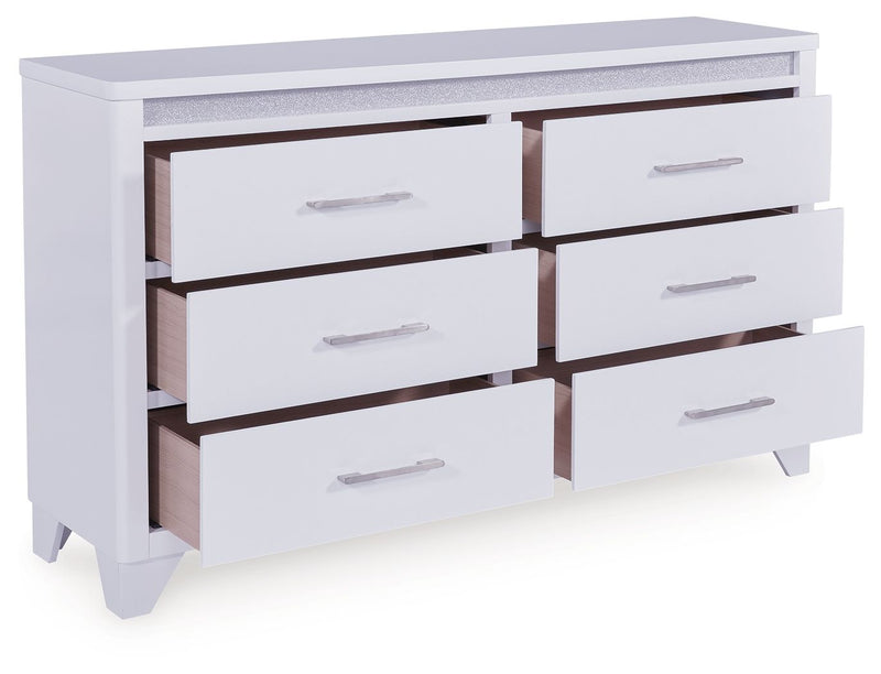 Jarlee - White - Dresser - JaxCo Furniture