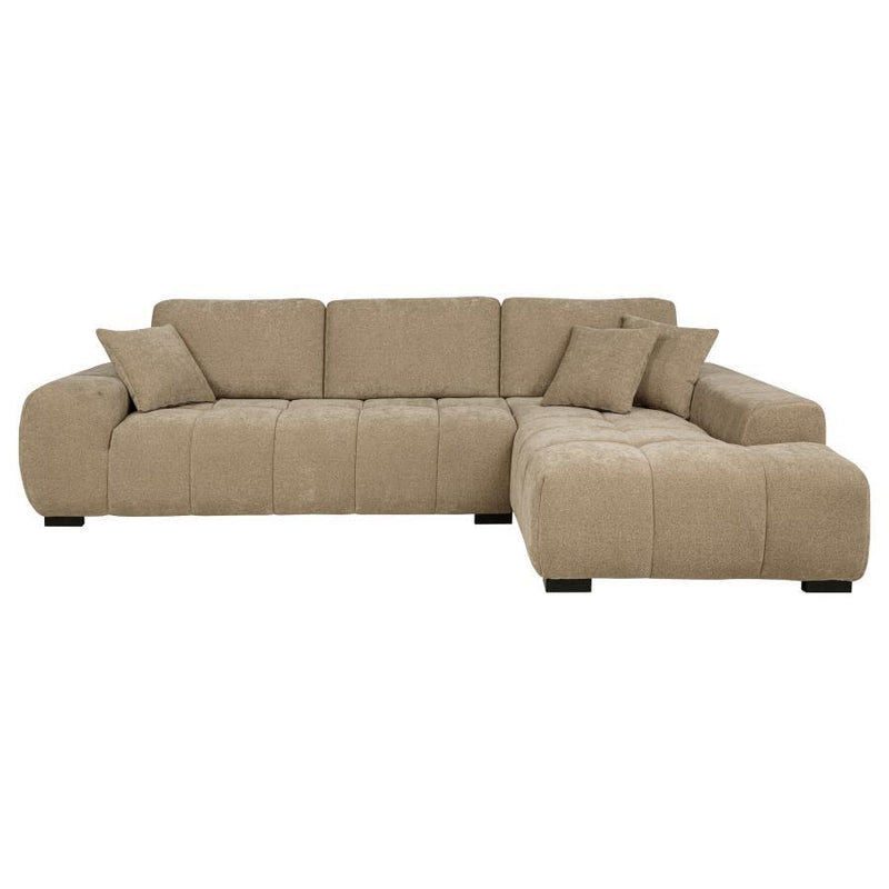 Octavia - Upholstered Sectional Chaise Sofa - JaxCo Furniture