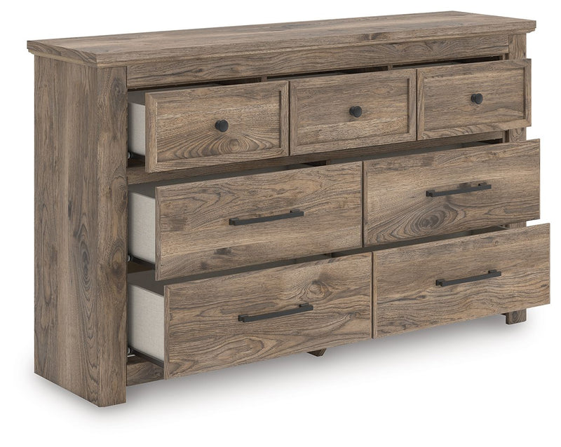 Rusticott - Seven Drawer Dresser - JaxCo Furniture