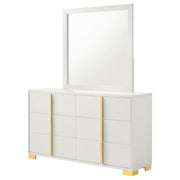 Marceline - 6-Drawer Dresser With Mirror - JaxCo Furniture