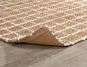 Serene - Windowpane Chenille Area Rug - JaxCo Furniture