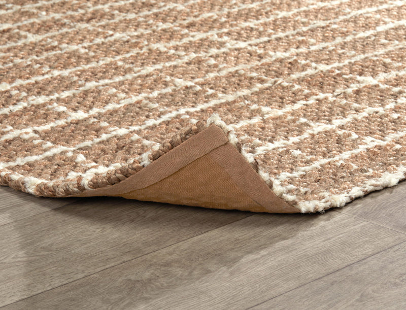 Serene - Windowpane Chenille Area Rug - JaxCo Furniture