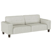Deerhurst - Upholstered Track Arm Tufted Sofa - Greige - JaxCo Furniture