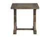 Finn - Trestle End Table - Walnut - JaxCo Furniture