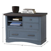 Americana Modern - Functional File with Power Center - JaxCo Furniture