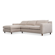 Hutton - Left Sectional - Beige - JaxCo Furniture