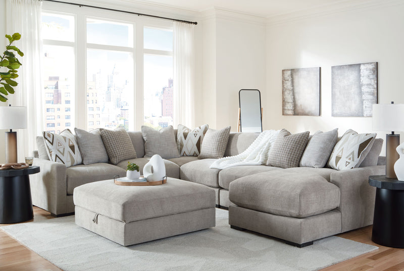 Aslan Court - Sectional With Ottoman Set - JaxCo Furniture
