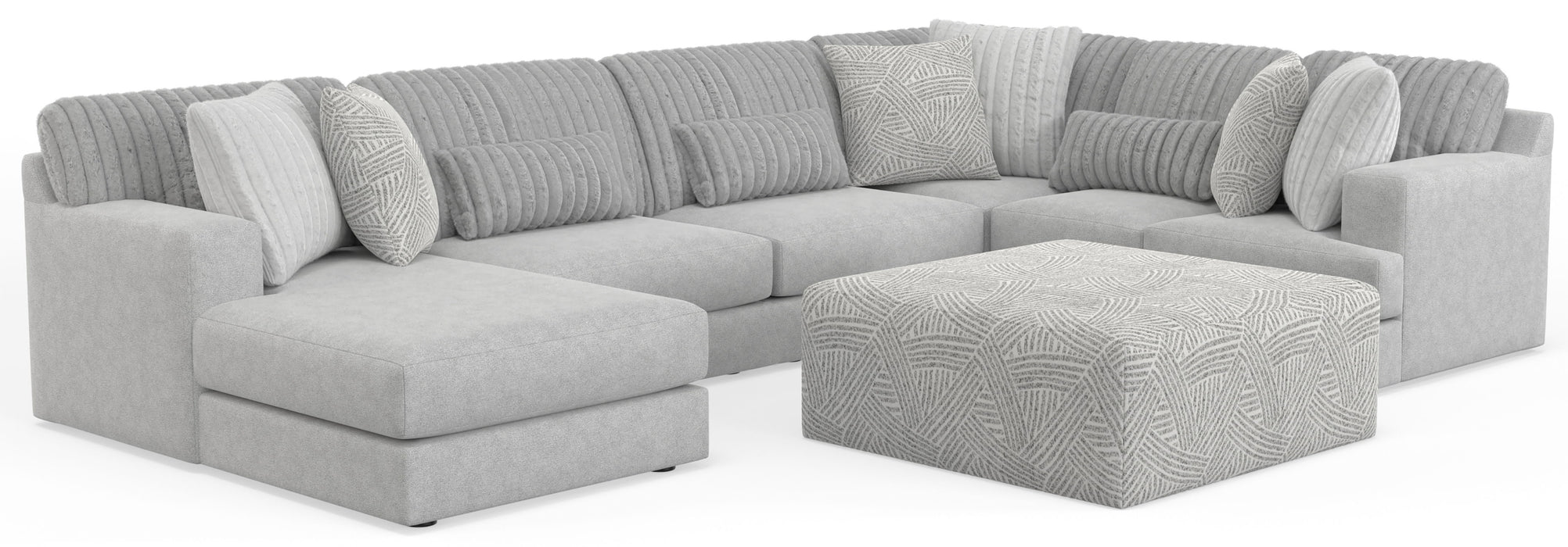 Logan - Upholstered Sectional Set - JaxCo Furniture