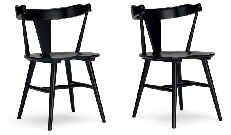 Gretlynn - Black - Dining Room Side Chair (Set of 2) - JaxCo Furniture