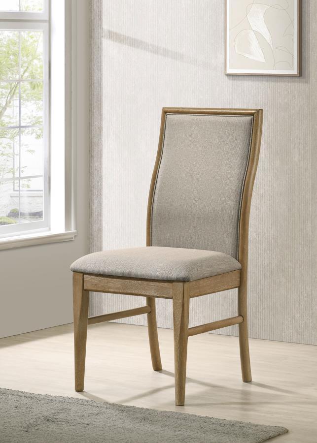 Adina - Upholstered Dining Side Chair (Set of 2) - Barley - JaxCo Furniture
