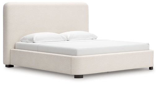 Brintstreet - Beige - King Upholstered Bed - JaxCo Furniture