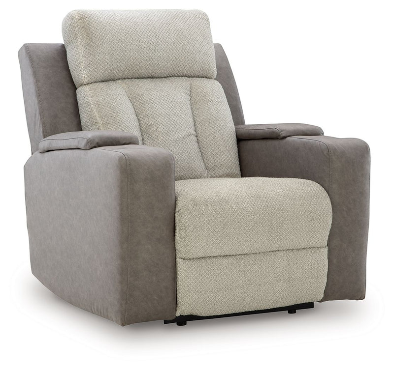 WhipLash - Sisal - Power Recliner With Adj Headrest - JaxCo Furniture