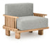 Hudson - Outdoor Accent Chair - Natural/Gray - JaxCo Furniture