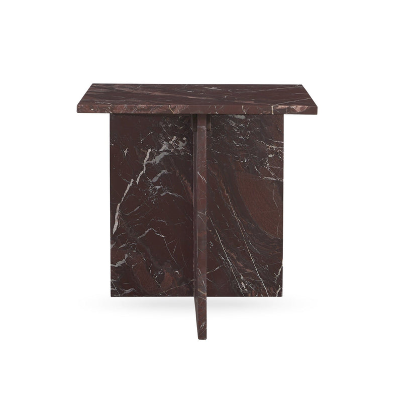 Bexly - Marble Square End Table - JaxCo Furniture