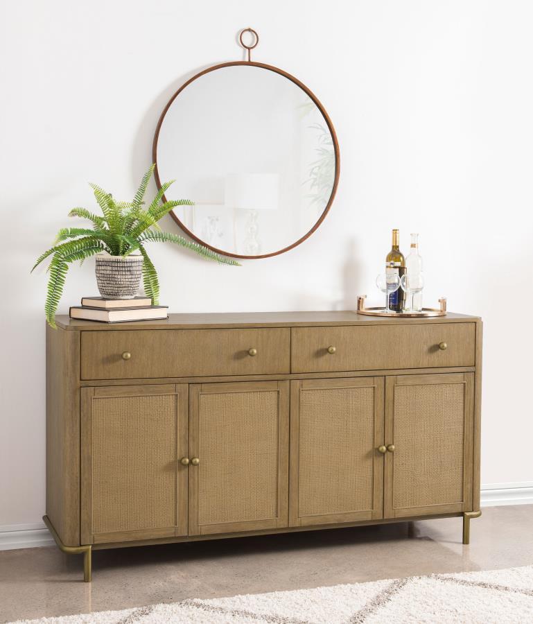 Arini - Cane Door Dining Sideboard Server - JaxCo Furniture