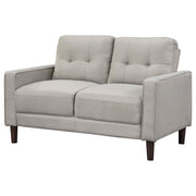 Bowen - Upholstered Track Arm Tufted Loveseat - JaxCo Furniture