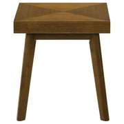 Westerly - Square Wood Side End Table - Walnut Brown - JaxCo Furniture