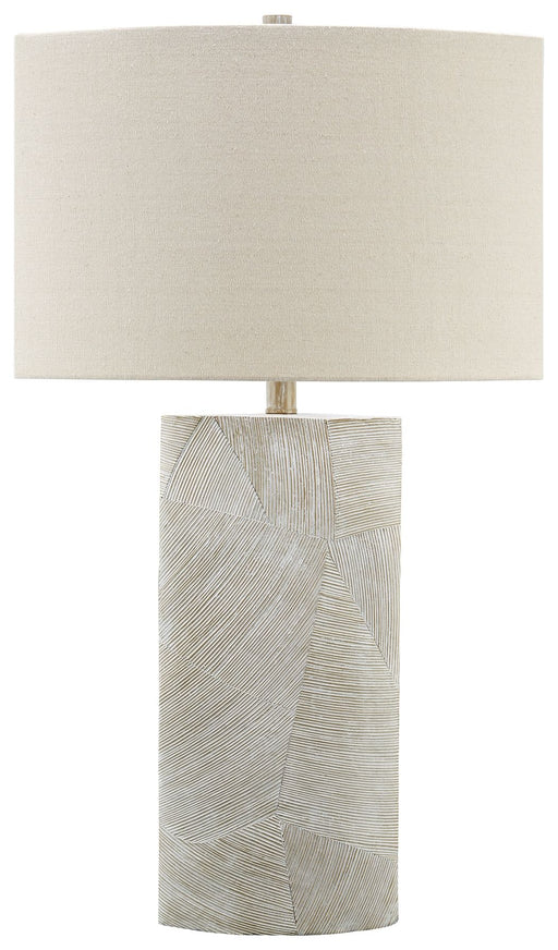 Bradard - Brown - Poly Table Lamp - JaxCo Furniture