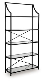Dakerwell - Antique Black - Bookcase - JaxCo Furniture