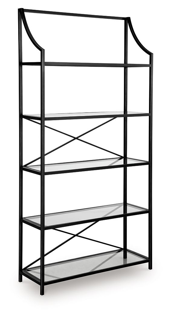 Dakerwell - Antique Black - Bookcase - JaxCo Furniture