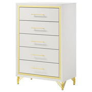 Lucia - 5-Drawer Bedroom Chest - JaxCo Furniture