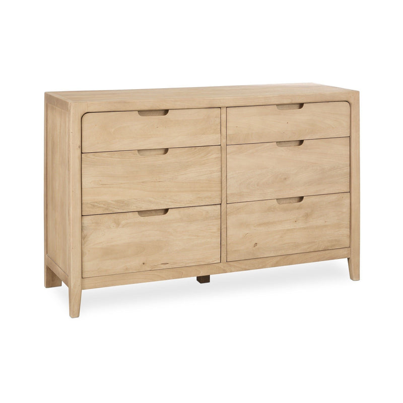 Laguna - 6 Drawer Dresser - Natural Maple
