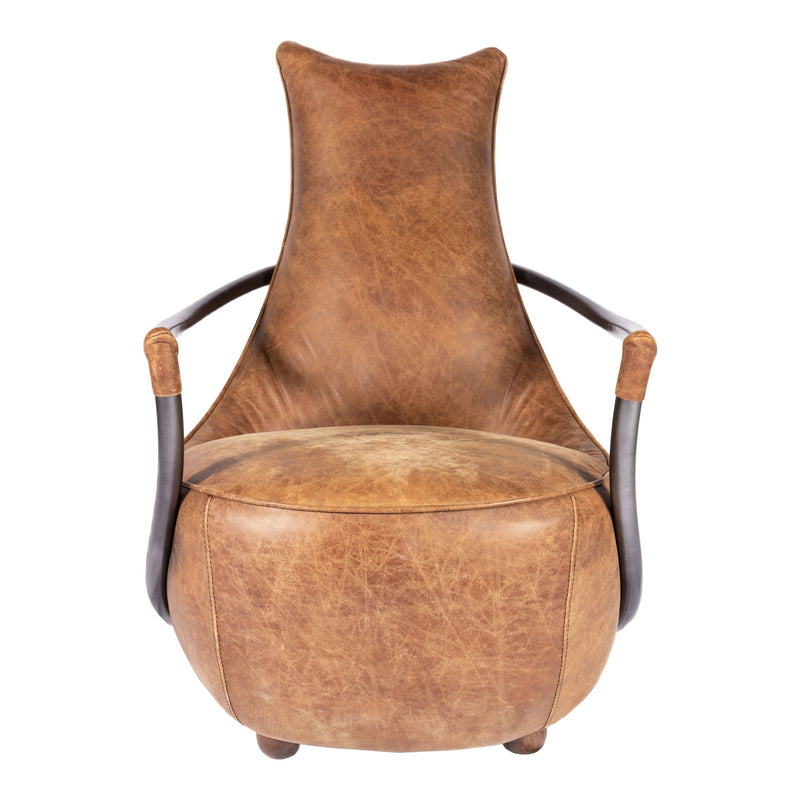 Carlisle - Club Chair - Light Brown - JaxCo Furniture