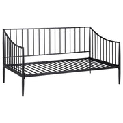 Newbury - Metal Twin Daybed Bed Frame - Matte Black - JaxCo Furniture