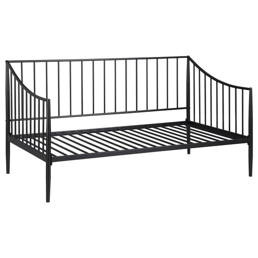 Newbury - Metal Twin Daybed Bed Frame - Matte Black - JaxCo Furniture