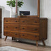 Robyn - 6-Drawer Dresser - Dark Walnut - JaxCo Furniture