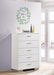 Felicity - 5-Drawer Bedroom Chest - White High Gloss - JaxCo Furniture