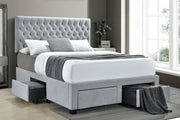 Soledad - Upholstered Storage Panel Bed - JaxCo Furniture