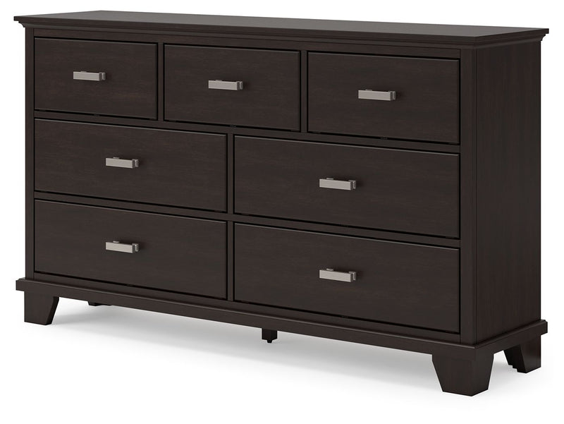 Covetown - Dark Brown - Dresser - JaxCo Furniture