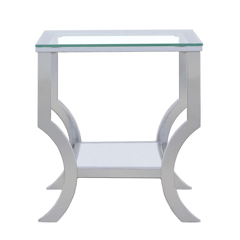 Saide - Rectangular Glass Top Table - JaxCo Furniture