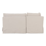 Fable - 5 Piece Slipcover Dining Banquette U-Shape - Beige - JaxCo Furniture
