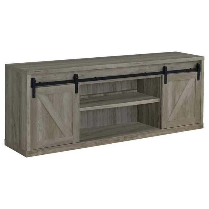 Brockton - 3-shelf Sliding Doors TV Console - JaxCo Furniture