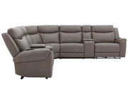 Momentum - Modular Power Reclining Sectional With Power Adjustable Headrests - JaxCo Furniture