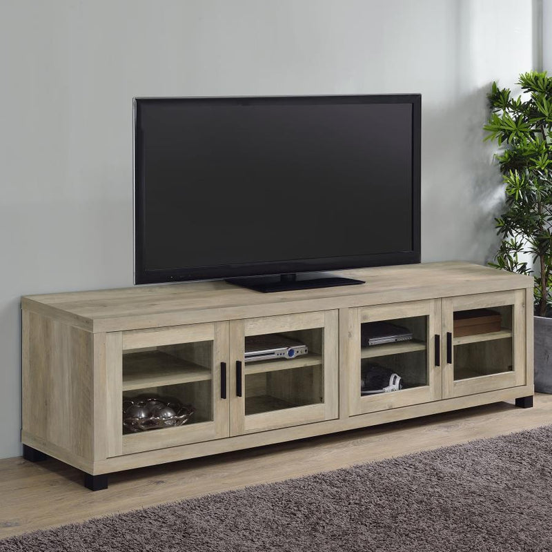 Sachin - 4-Door Engineered Wood TV Stand - JaxCo Furniture